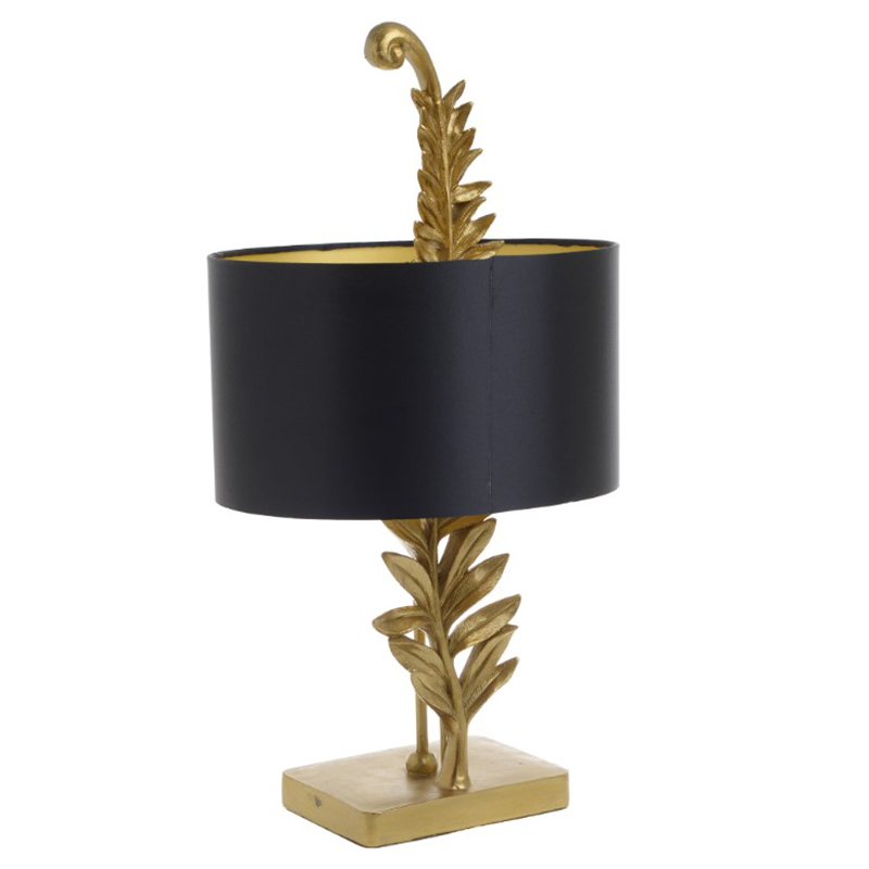 Настольная лампа Tropical Gold Leaf Черный Золотой Настольная лампа Tropical Gold Leaf Черный Золотой в Орле | Loft Concept