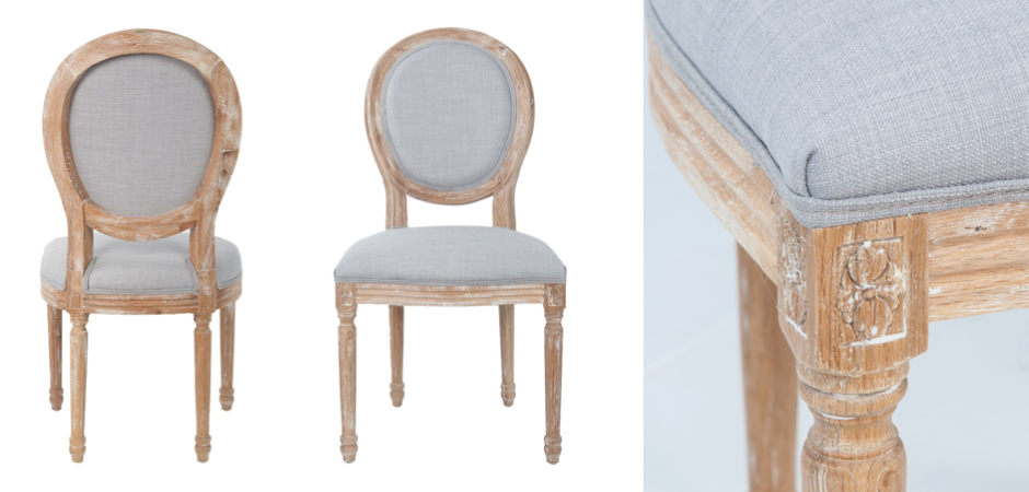 Стул French chairs Provence Light grey Chair Стул French chairs Provence Light grey Chair - Loft-Concept в Орле