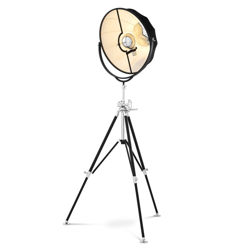 Торшер Eichholtz Floor Lamp Vertigo Черный Никель Торшер Eichholtz Floor Lamp Vertigo Черный Никель в Орле | Loft Concept