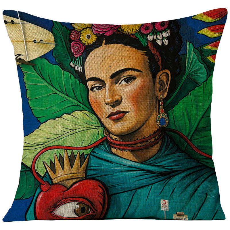 Декоративная подушка Frida Kahlo 10 Мульти в Орле | Loft Concept 