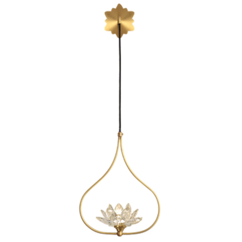 Бра Хрустальный Цветок Лотоса Lotus flower Wall Clear Glass B Латунь Прозрачное Стекло Бра Хрустальный Цветок Лотоса Lotus flower Wall Clear Glass B Латунь Прозрачное Стекло в Орле | Loft Concept