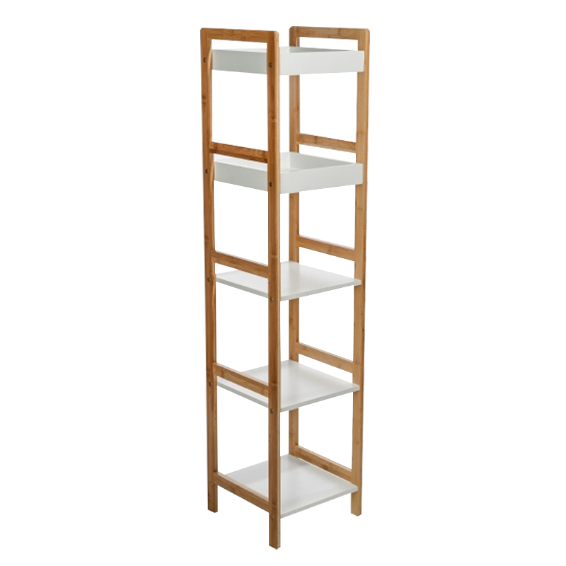 Стеллаж Stockholm White & Beige Slim Белый Бежевый Стеллаж Stockholm White & Beige Slim Белый Бежевый в Орле | Loft Concept