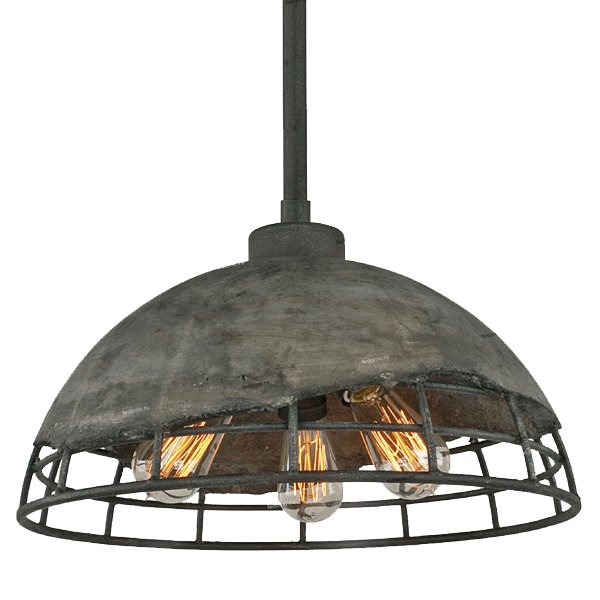 Подвесной светильник Stone industrial lamp 3 Серый (Gray) Подвесной светильник Stone industrial lamp 3 Серый (Gray) в Орле | Loft Concept