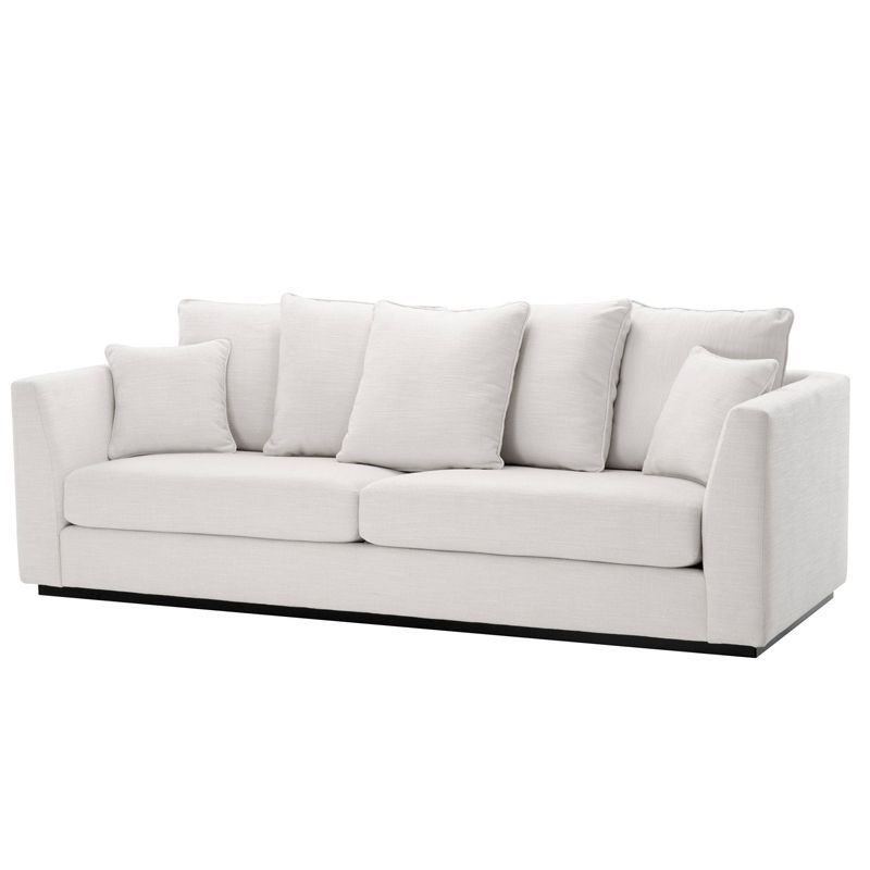 Диван Eichholtz Sofa Taylor white Белый Черный Диван Eichholtz Sofa Taylor white Белый Черный в Орле | Loft Concept