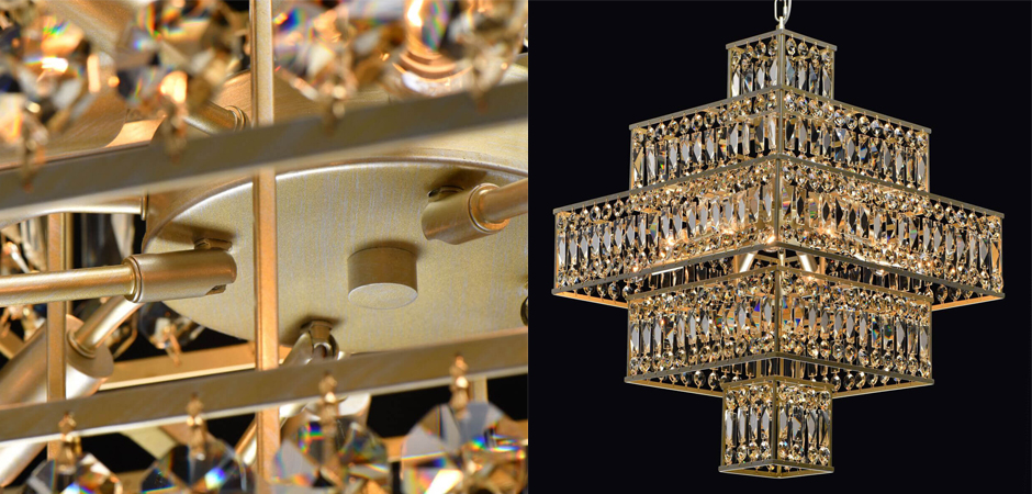 Люстра Crystal Inserts Lamp amber 16 Люстра Crystal Inserts Lamp amber 16 - Loft-Concept в Орле