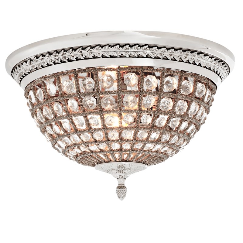 Потолочный светильник Ceiling Lamp Kasbah Nickel Никель Прозрачное Стекло Потолочный светильник Ceiling Lamp Kasbah Nickel Никель Прозрачное Стекло в Орле | Loft Concept