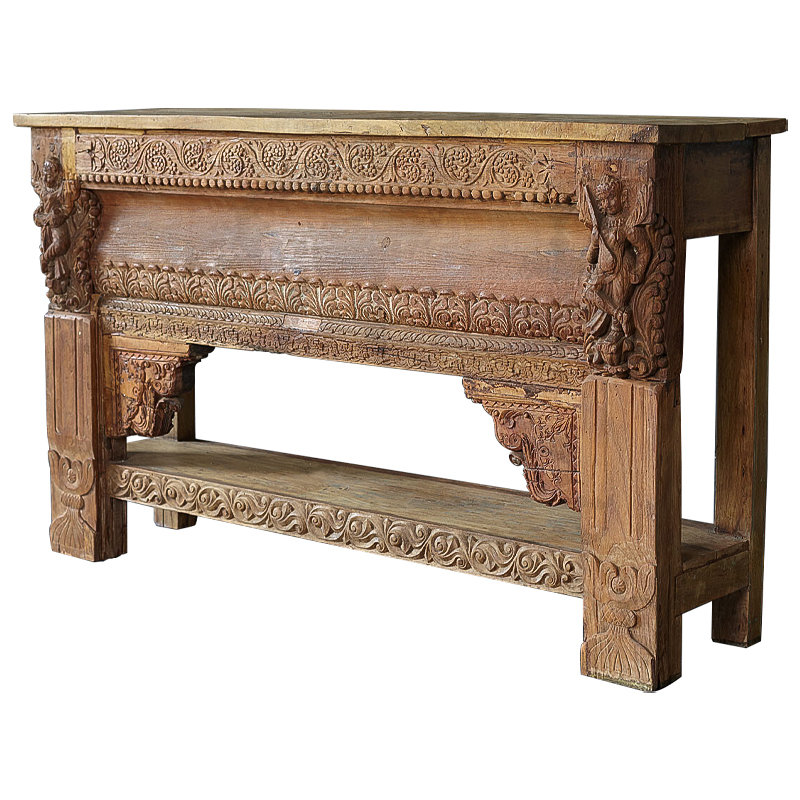 Консоль Sathwik Console Древесина Консоль Sathwik Console Древесина в Орле | Loft Concept