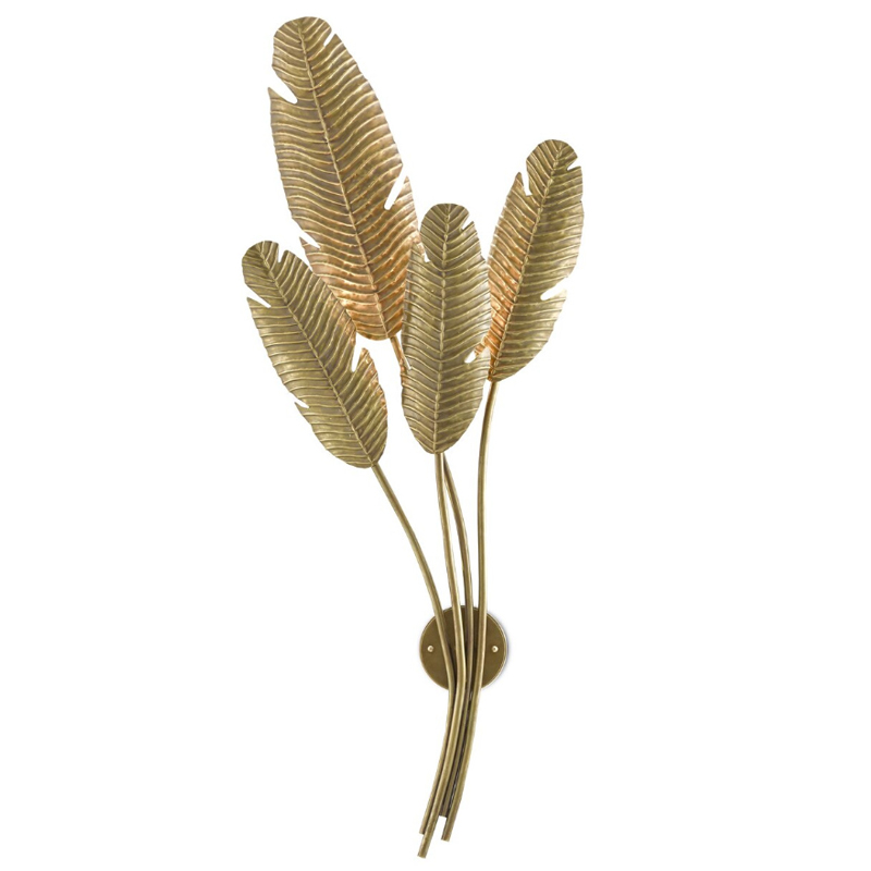 Бра Листья Золотые Пальмы Golden Palm Leaves Wall Lamp Золотой Бра Листья Золотые Пальмы Golden Palm Leaves Wall Lamp Золотой в Орле | Loft Concept