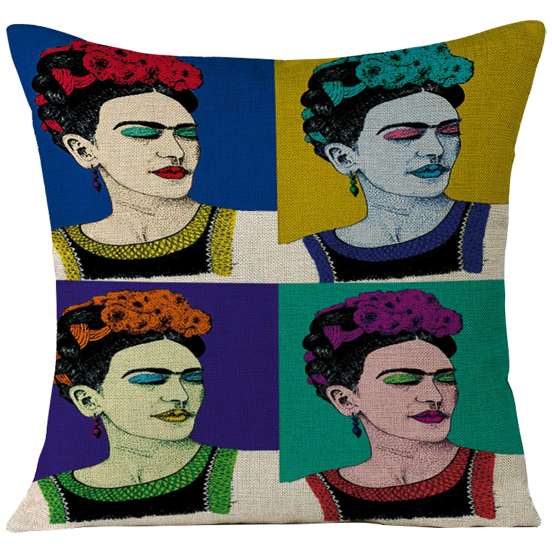 Декоративная подушка Frida Kahlo 12 Мульти Декоративная подушка Frida Kahlo 12 Мульти в Орле | Loft Concept