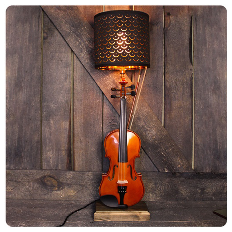 Настольная лампа Violin brown Коричневый Настольная лампа Violin brown Коричневый в Орле | Loft Concept