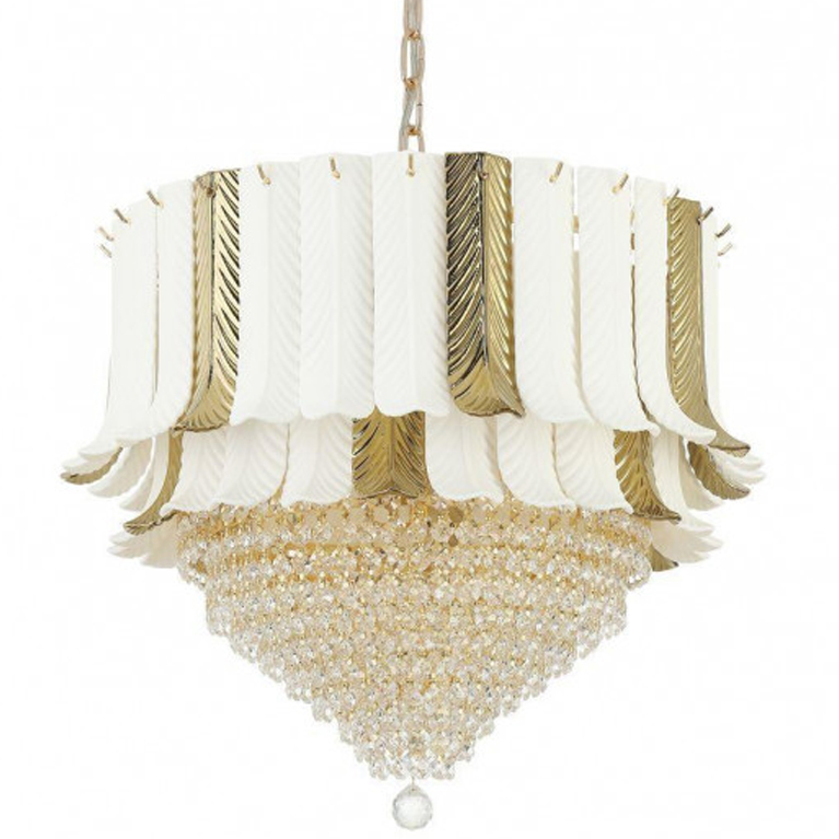 Люстра Aronson Chandelier 55 Прозрачный Золотой Люстра Aronson Chandelier 55 Прозрачный Золотой в Орле | Loft Concept