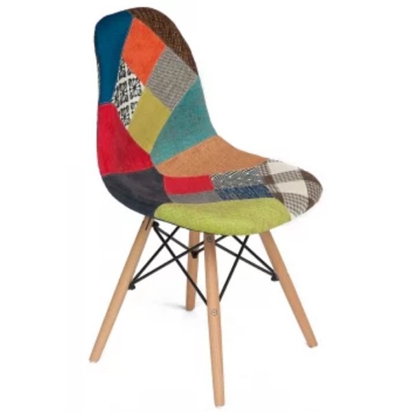 Стул DSW Patchwork II Мульти Древесина Стул DSW Patchwork II Мульти Древесина в Орле | Loft Concept