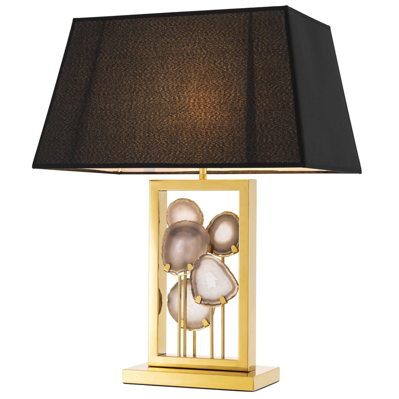 Настольная лампа Eichholtz Table Lamp Margiela Глянцевое золото Черный Настольная лампа Eichholtz Table Lamp Margiela Глянцевое золото Черный в Орле | Loft Concept
