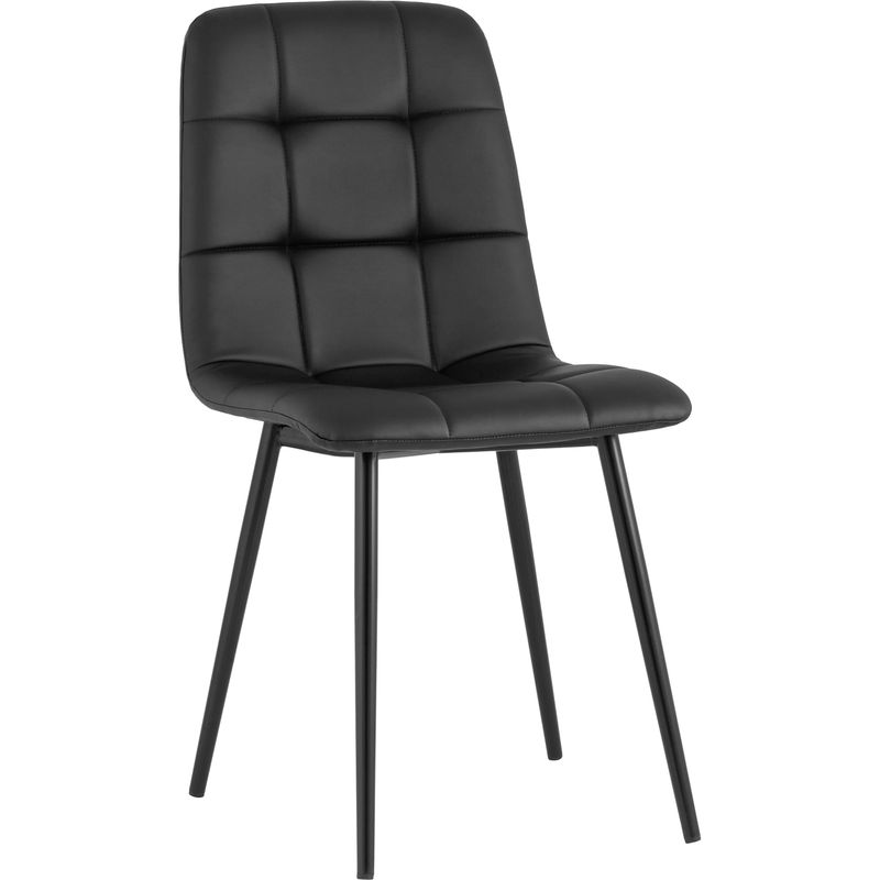 Стул NANCY S Chair Черная Экокожа Черный в Орле | Loft Concept 