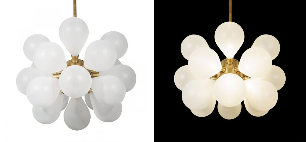 Люстра Simonet Chandelier White 55 см - фото №2