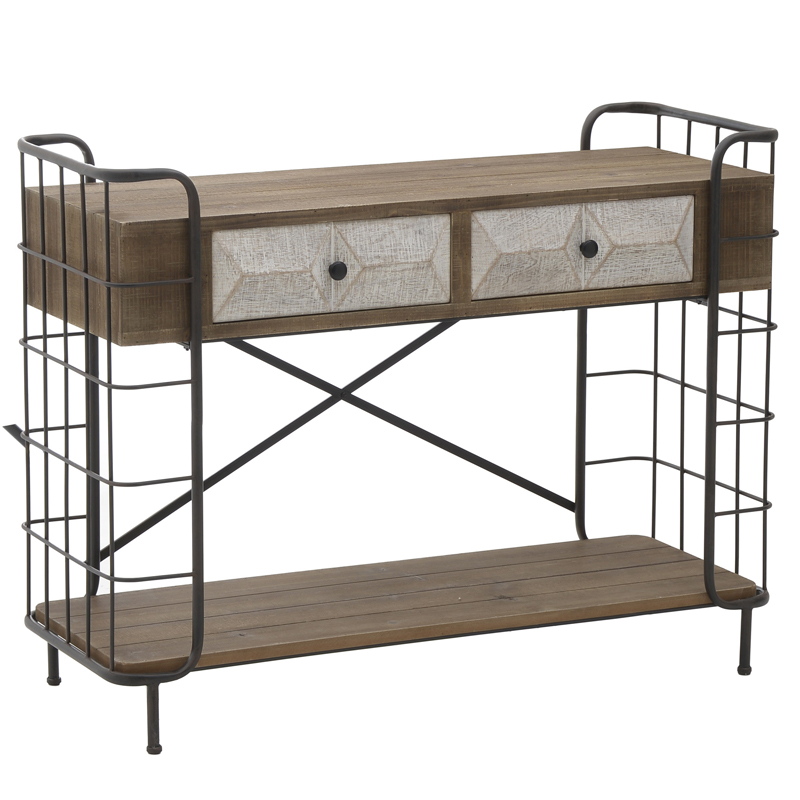 Консоль Dulce Loft Console Черный Коричневый Консоль Dulce Loft Console Черный Коричневый в Орле | Loft Concept