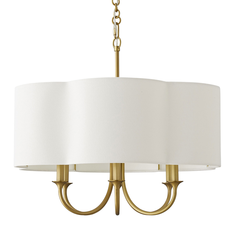 Люстра Vitorino Gold Chandelier Золотой Белый Люстра Vitorino Gold Chandelier Золотой Белый в Орле | Loft Concept