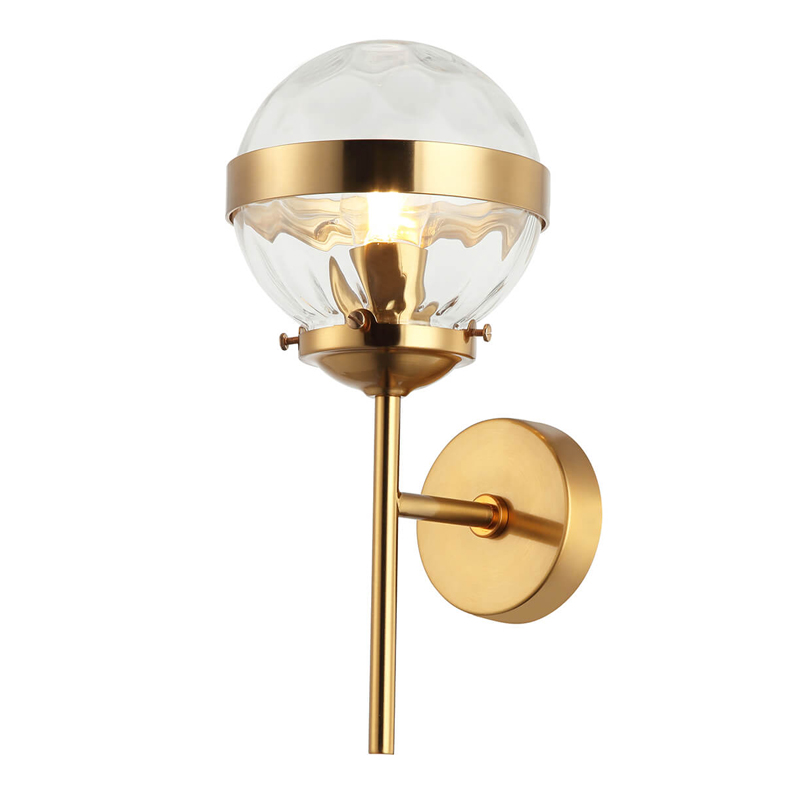 Бра Greyson Sconce Глянцевое золото Прозрачный Бра Greyson Sconce Глянцевое золото Прозрачный в Орле | Loft Concept