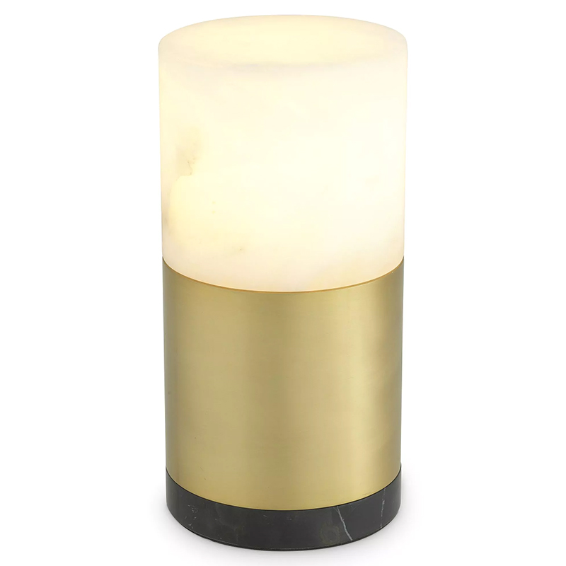 Настольная лампа Eichholtz Table Lamp McLean 15 cm Белый Мрамор Bianco Латунь Черный Мрамор Nero Настольная лампа Eichholtz Table Lamp McLean 15 cm Белый Мрамор Bianco Латунь Черный Мрамор Nero в Орле | Loft Concept