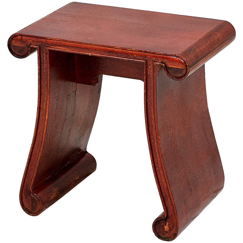 Табурет в китайском стиле Chinese Tabouret Red Красный Табурет в китайском стиле Chinese Tabouret Red Красный в Орле | Loft Concept
