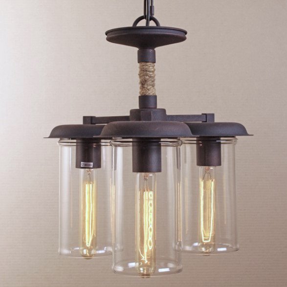 Люстра Loft Rope Light Trio Pendant Черный Люстра Loft Rope Light Trio Pendant Черный в Орле | Loft Concept