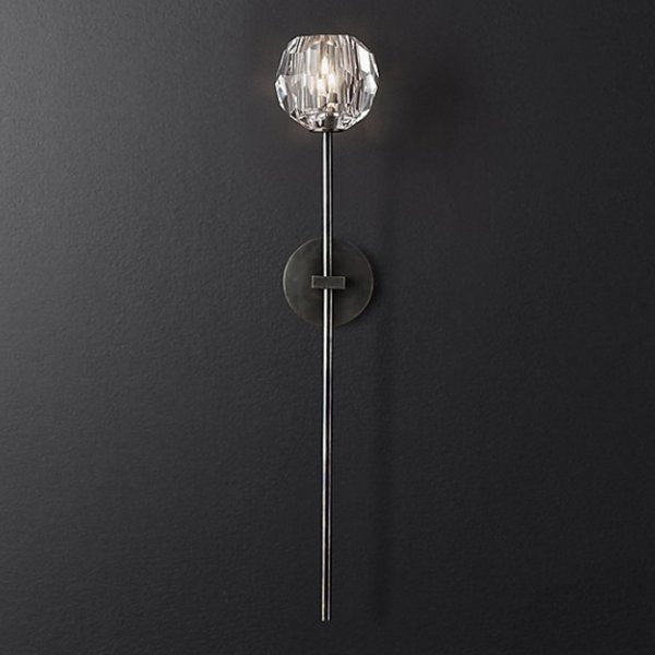 Бра RH Boule de Cristal Long Sconce Black Черный Бра RH Boule de Cristal Long Sconce Black Черный в Орле | Loft Concept