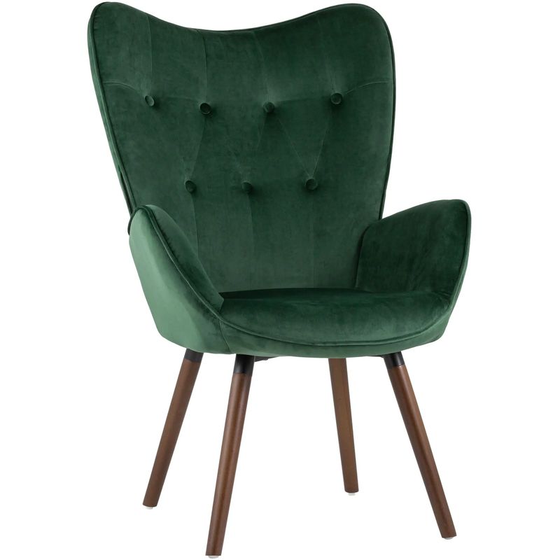 Полукресло Зеленый Велюр Grandee Chair Зеленый Коричневый Полукресло Зеленый Велюр Grandee Chair Зеленый Коричневый в Орле | Loft Concept