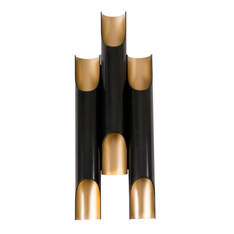 Бра Galliano Triple by DELIGHTFULL Black Черный Золотой Бра Galliano Triple by DELIGHTFULL Black Черный Золотой в Орле | Loft Concept