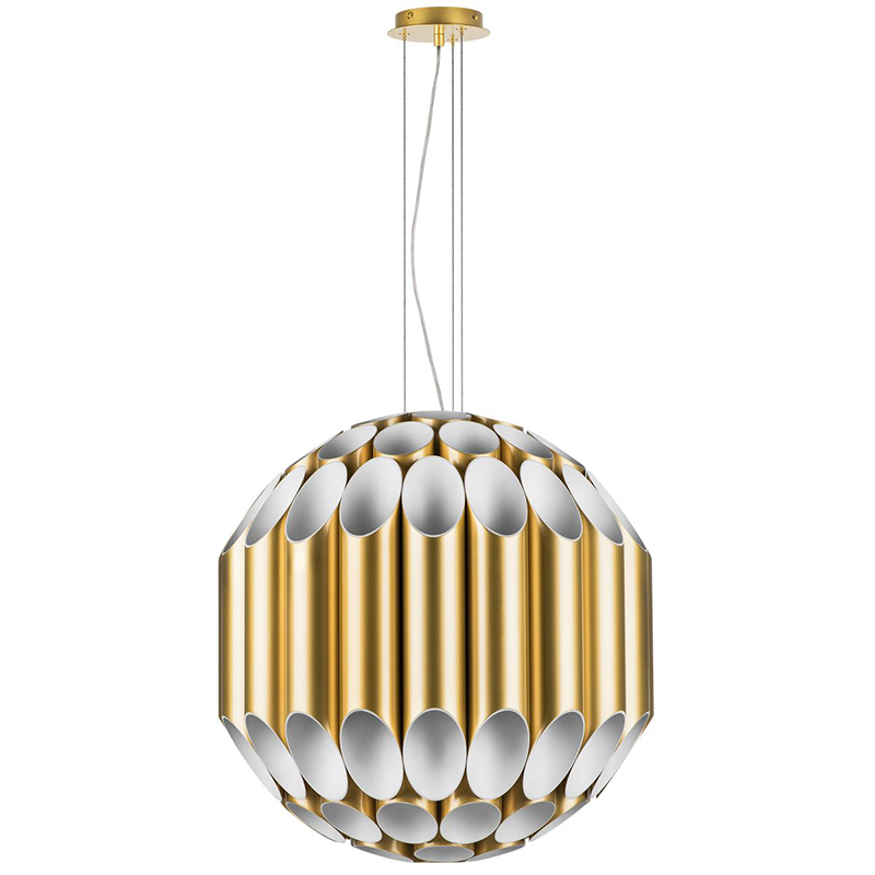 Люстра Garbi Gold Pipe Organ Chandelier 80 Золотой Белый Люстра Garbi Gold Pipe Organ Chandelier 80 Золотой Белый в Орле | Loft Concept