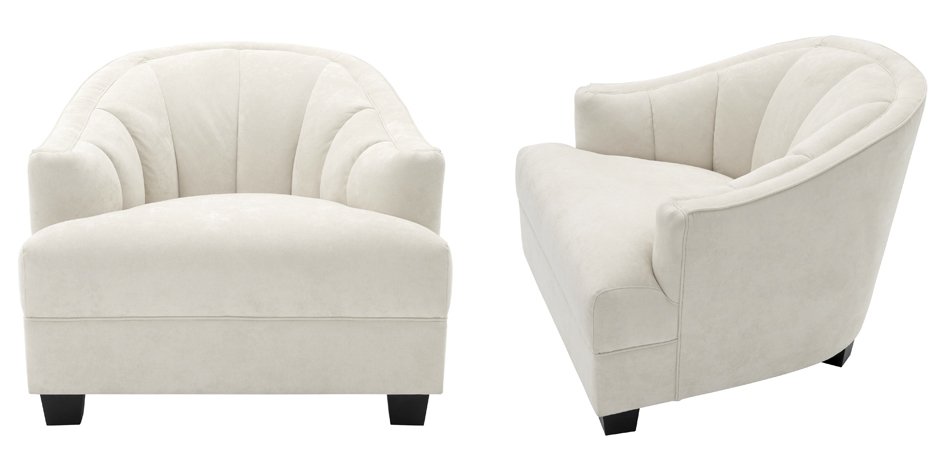 Кресло Eichholtz Chair Polaris Ecru Кресло Eichholtz Chair Polaris Ecru - Loft-Concept в Орле