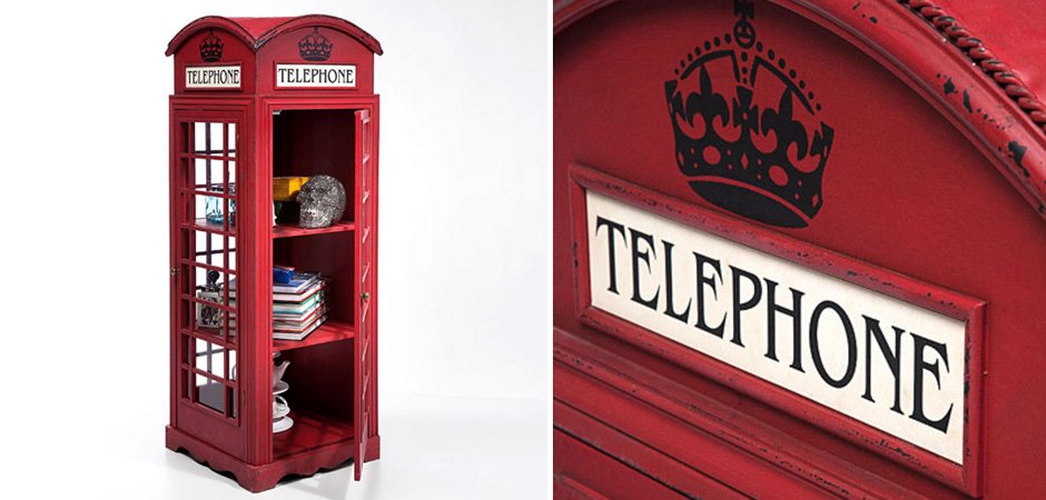 Витрина "Телефонная будка" London telephone box Витрина "Телефонная будка" London telephone box - Loft-Concept в Орле