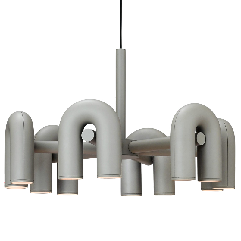 Люстра Cirkus AGO Lighting Gray 4-6 Светло-серый Люстра Cirkus AGO Lighting Gray 4-6 Светло-серый в Орле | Loft Concept