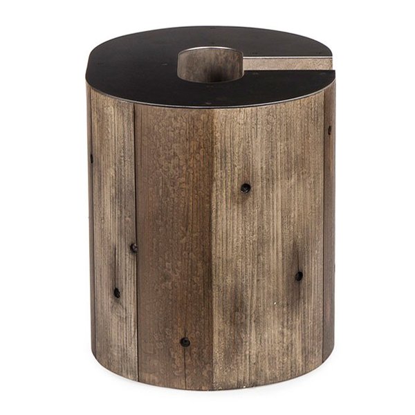 Столик Wooden Alphabet С Side Table Графит Коричневый Столик Wooden Alphabet С Side Table Графит Коричневый в Орле | Loft Concept