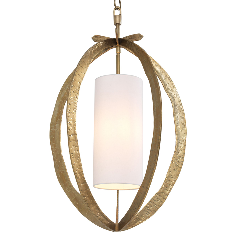 Подвесной светильник Eichholtz Chandelier Luciano brass Латунь Белый Подвесной светильник Eichholtz Chandelier Luciano brass Латунь Белый в Орле | Loft Concept