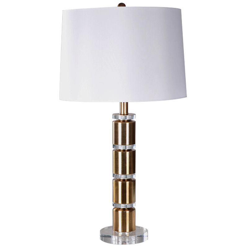 Настольная лампа Beatrix Lampshade Table Lamp Молочный Прозрачное Стекло Латунь Настольная лампа Beatrix Lampshade Table Lamp Молочный Прозрачное Стекло Латунь в Орле | Loft Concept