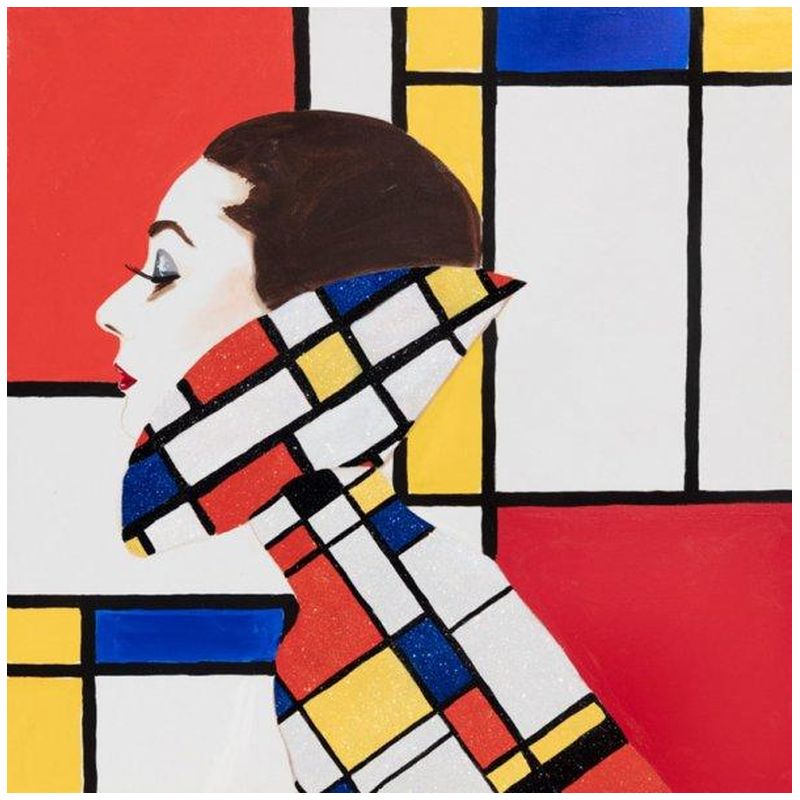 Картина She Dreamed of Mondrian Мульти Картина She Dreamed of Mondrian Мульти в Орле | Loft Concept