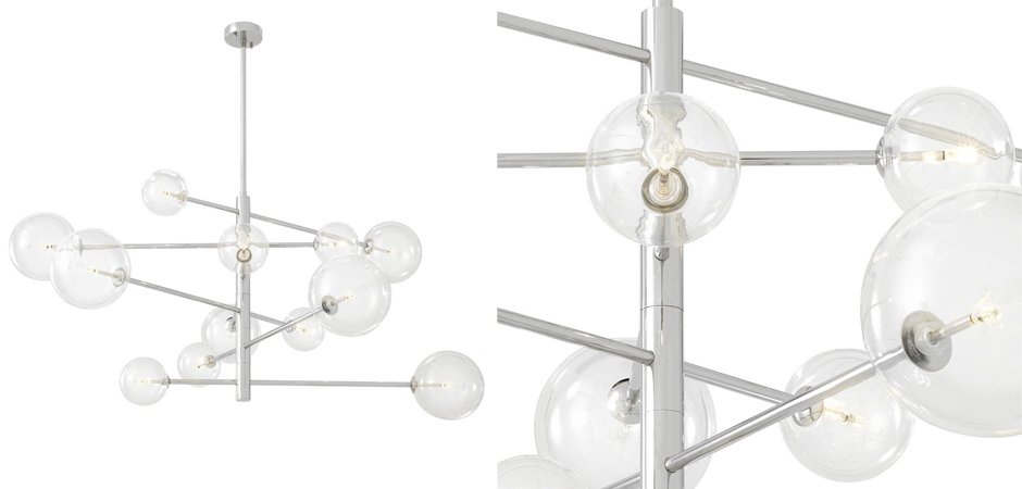 Люстра Chandelier Argento L Nickel Люстра Chandelier Argento L Nickel - Loft-Concept в Орле