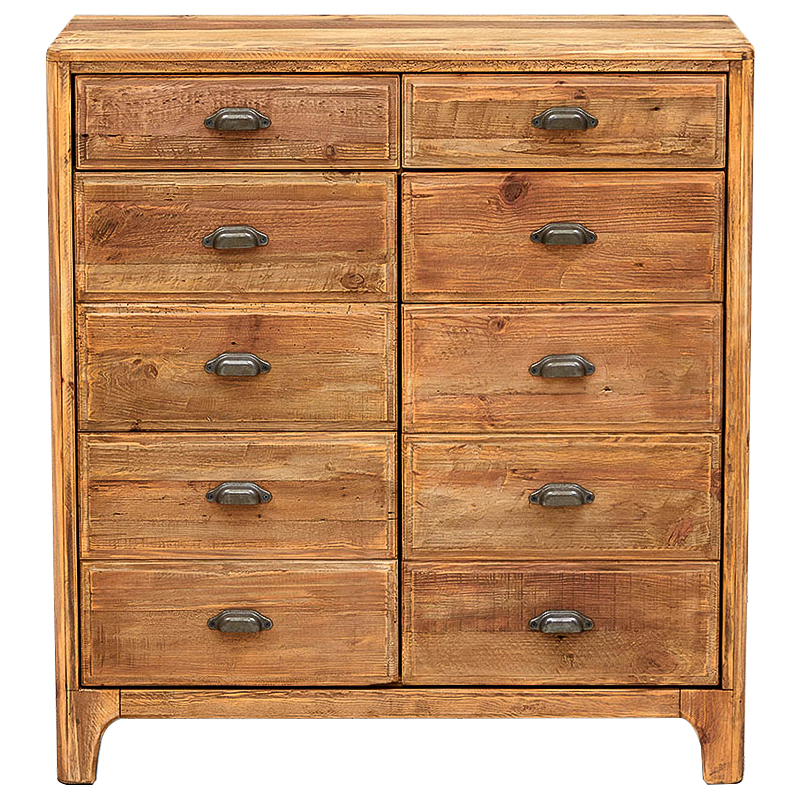 Комод из массива сосны в стиле лофт Pauley Loft Chest of Drawers Древесина Металлик винтаж Комод из массива сосны в стиле лофт Pauley Loft Chest of Drawers Древесина Металлик винтаж в Орле | Loft Concept