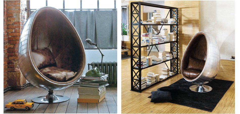 Кресло яйцо Aviator Egg Chair Кресло яйцо Aviator Egg Chair - Loft-Concept в Орле