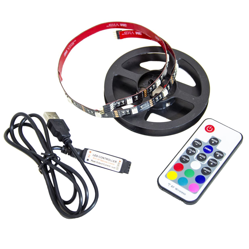 Комплект светодиодной ленты 7,2W/m 30LED/m 5050SMD разноцветная 0,5М Белый Комплект светодиодной ленты 7,2W/m 30LED/m 5050SMD разноцветная 0,5М Белый в Орле | Loft Concept
