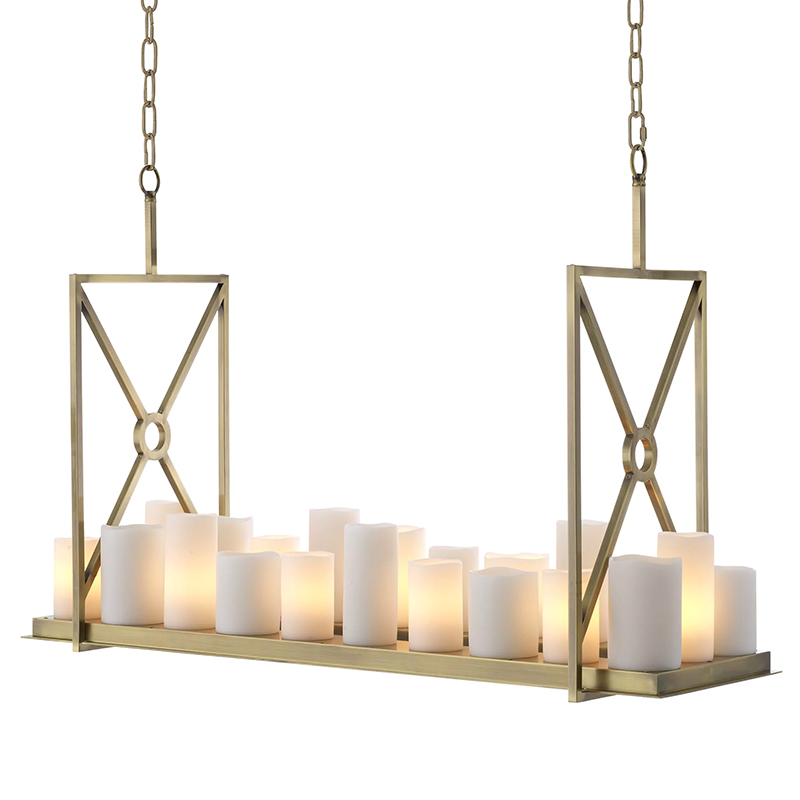 Люстра Eichholtz Chandelier Commodore Латунь Белый Прозрачное Стекло Люстра Eichholtz Chandelier Commodore Латунь Белый Прозрачное Стекло в Орле | Loft Concept