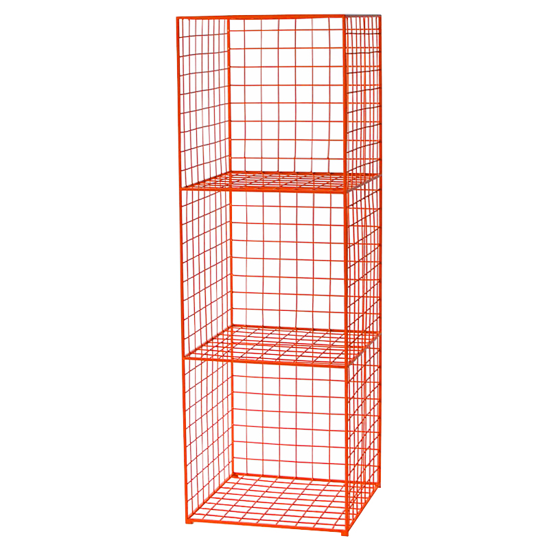 Стеллаж Carney Orange Industrial Metal Rust Rack Оранжевый Стеллаж Carney Orange Industrial Metal Rust Rack Оранжевый в Орле | Loft Concept