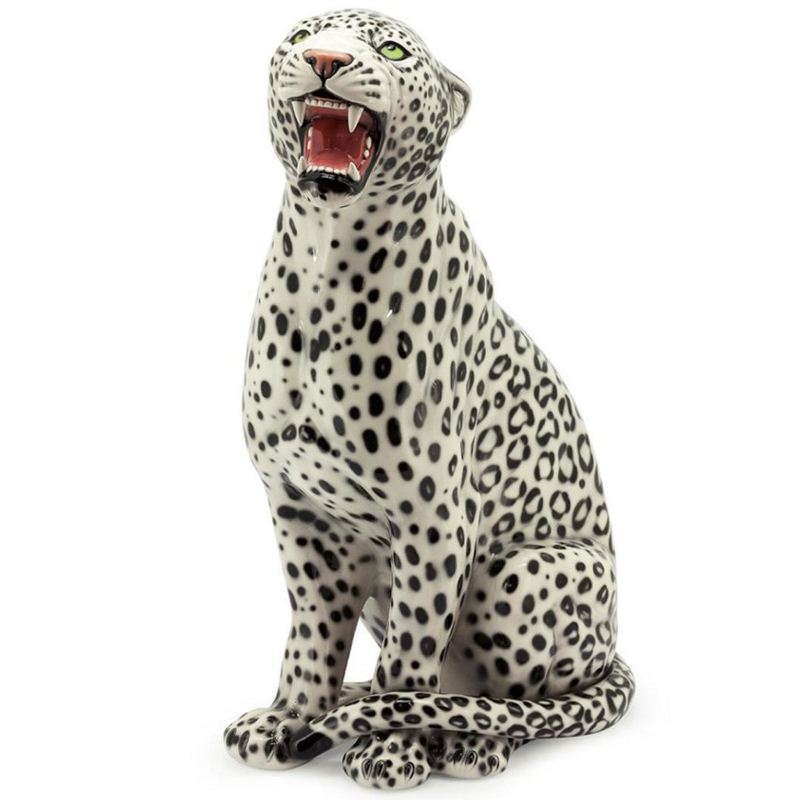 Статуэтка Abhika Leopard Dx Ivory Светло-бежевый Черный Статуэтка Abhika Leopard Dx Ivory Светло-бежевый Черный в Орле | Loft Concept