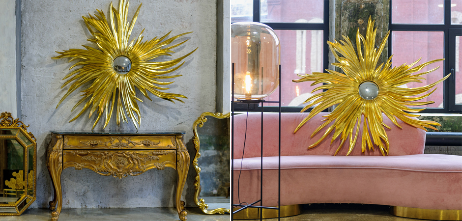 Зеркало Flower Sun Mirror Зеркало Flower Sun Mirror - Loft-Concept в Орле