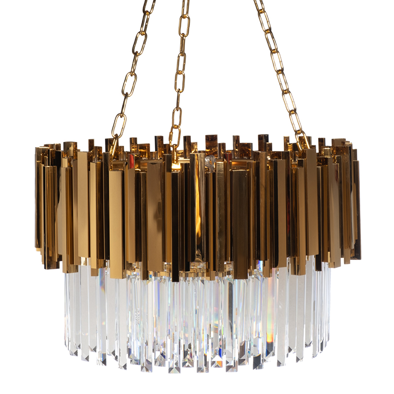 Люстра Empire Suspension Single Circle 60 Золотой Прозрачный Люстра Empire Suspension Single Circle 60 Золотой Прозрачный в Орле | Loft Concept