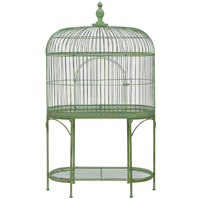 Декоративная клетка Bird Античный зеленый Декоративная клетка Bird Античный зеленый в Орле | Loft Concept