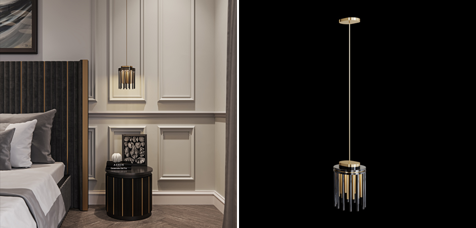 Подвесной светильник из латуни Coliseum Black Подвесной светильник из латуни Coliseum Black - Loft-Concept в Орле