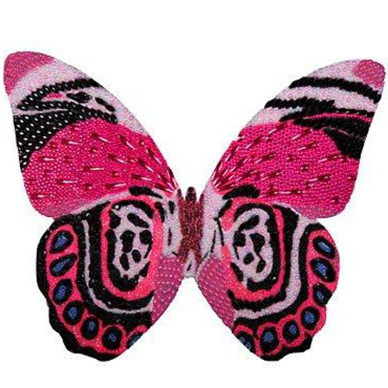 Картина "Pink and Black Mini Butterfly Cut Out" Мульти в Орле | Loft Concept 