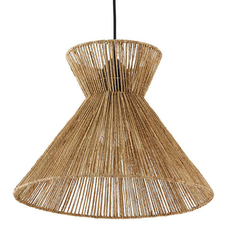 Подвесной светильник Signe Wicker Hemp Beige Horn Бежевый Подвесной светильник Signe Wicker Hemp Beige Horn Бежевый в Орле | Loft Concept