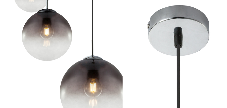 Светильник Ball Sunrise Pendant lamp smok 1 плафон Светильник Ball Sunrise Pendant lamp smok 1 плафон - Loft-Concept в Орле